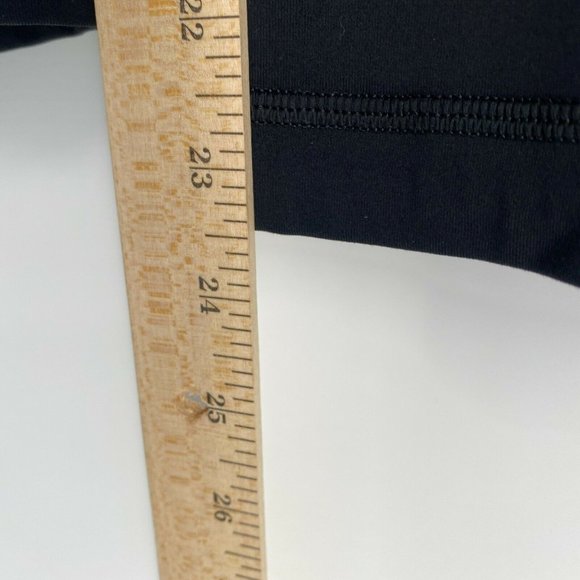 Lululemon All The Right Places Yoga Leggings Size 4 Mid Rise Stretch Crop Black - Picture 10 of 10